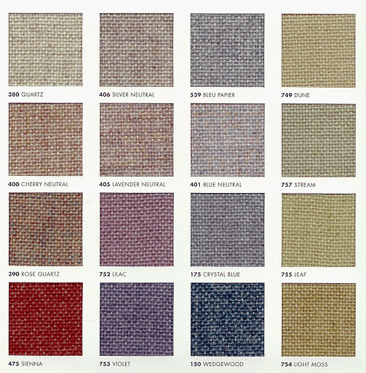 Guilford of Maine color chart